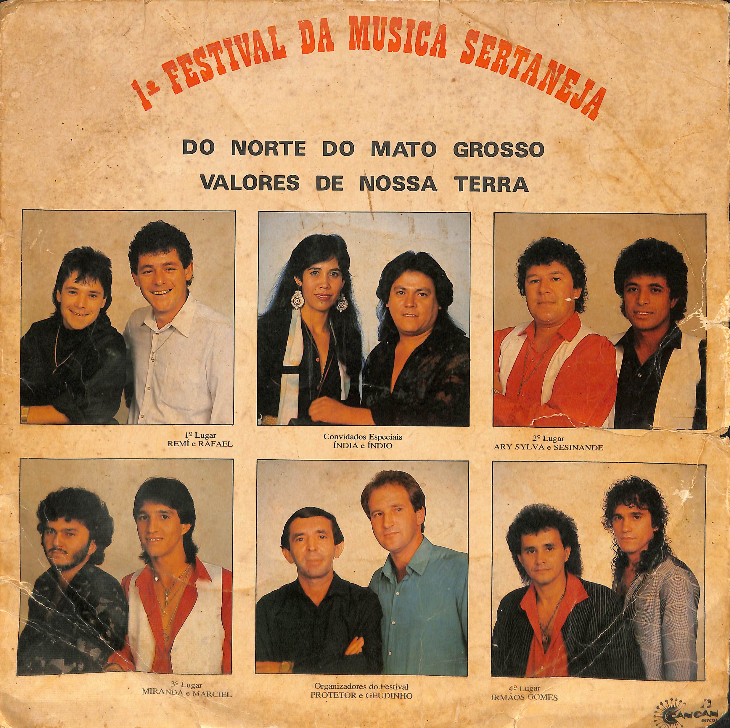 Disco de Vinil – 1º Festival de Música Sertaneja